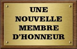 Plaque membre d honneur